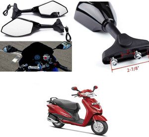 PECUNIA Power Rear View Mirror For Hero Universal For Bike Price