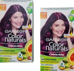 Garnier Color Naturals Cr√ɬ®me hair color, Shade 3.16 Burgundy, 70ml + –  Stuff From India