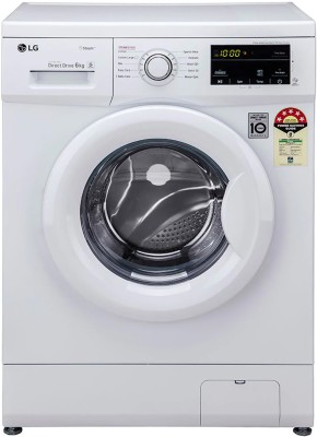 LG 6 kg Fully Automatic Front Load Washing Machine with In-built Heater  White Price in India - Buy LG 6 kg Fully Automatic Front Load Washing  Machine with In-built Heater White online
