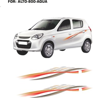 Car Side Decal Full Body Sticker Graphics for Maruti Suzuki Alto 0171