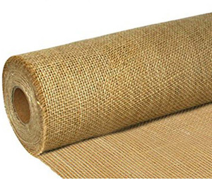 craftistics laminated Jute Cloth natural Color 48 Inches Width