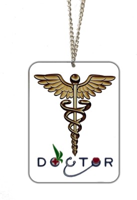 Maitri™ Doctor Logo Car Hanging with Satin Lace For Dashboard Rear