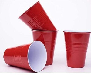 TOTAL HOME (Pack of 50) Red Plastic Party Cups -Packages of 50 Cups Glass  Set Water/Juice Glass Price in India - Buy TOTAL HOME (Pack of 50) Red  Plastic Party Cups -Packages