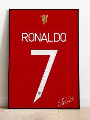 Buy Cristiano Ronaldo Personally Hand Signed Framed Manchester Online in  India 