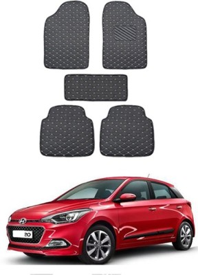 Buy CARMATE Red Polyester Anti-Skid Curl Car Foot Mats for Hyundai