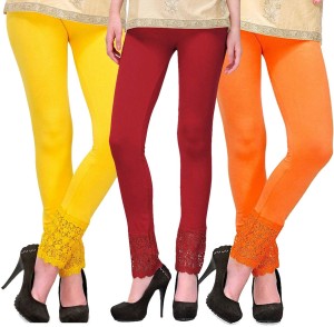 Lace Leggings - Buy Lace Leggings Online Starting at Just ₹237