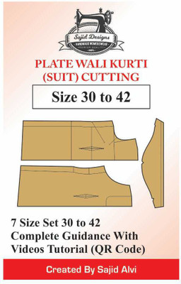 Collar Neck Wali Kurti Suit Paper Parttan Cutting 30 42 Set Of 7