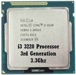 Intel Core i3-3220 Dual-Core Processor 3.3 Ghz 3 MB Cache LGA 1155 -  BX80637i33220 : : Electronics