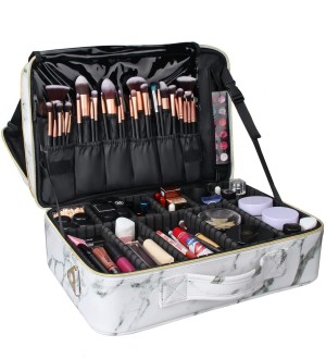 FLIPXEN Makeup Box for Girls Makeup Kit, Makeup Pouch Case Cosmetic Bag  Adjustable Strap, Storage 16.5 inches, Makeup Kit Storage Vanity Box Price  in India - Buy FLIPXEN Makeup Box for Girls