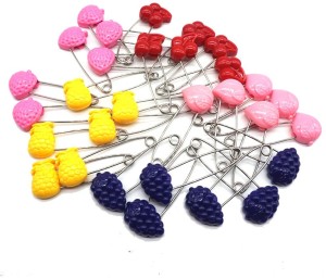 Diaper Pins, Diaper Pins For Cloth Diapers Heavy Duty, Stainless Steel  Plastic Head Pins With Safe Locking Closures Safety Pin - Temu Italy