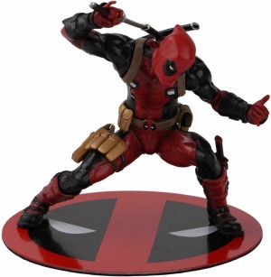 Delite New DEADPOOL Super Hero with Accessories Weapons Stand