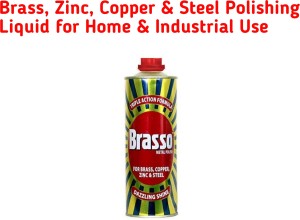 Brasso Metal Polish Brass Copper Stainless Steel Liquid Cleaner Statue  100ml