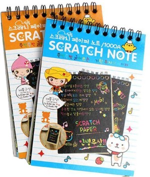 Art Bundle Kids Stationery Notebook Sketch Scratch Paper  Note Drawing Book-Set of 4 - Paper Notebook