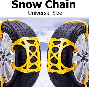 Tire Chains Anti Slip Tire Chains Snow Tire Chains Car Emergency Thickening  Anti-Skid Chain Fit for Most Car/SUV/Vans/Truck, Set of 10 with Free Snow  Shovel and GlovesÃ‚ (style1) : : Car 