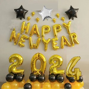 Anayatech Solid 2024 Happy New Year balloon - 55