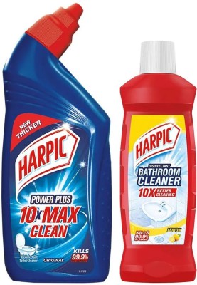 Buy Harpic Bathroom Cleaner Lemon 1 L + Toilet Cleaner, Original 1 L Online  at Best Price of Rs 374 - bigbasket