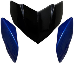 ARPIT ENTREPRISE Front headlight visor for pulsar 135 sport black