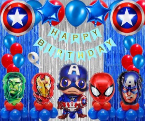 ballon xl captain america avengers anniversaire décoration