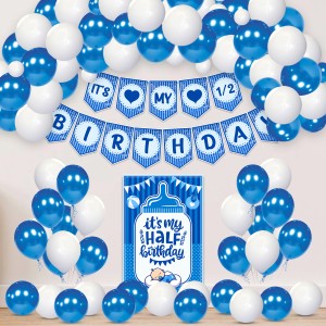 Buy Zyozique Baby Boss Half Birthday Party Decorations for Boys