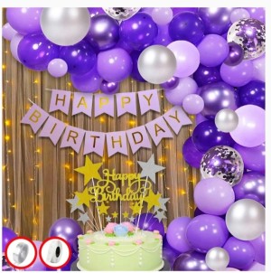 ZYOZI 36 Pcs Combo 7th Birthday Party Decorations kit for Boys