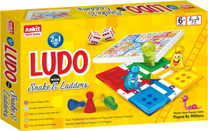 Jogo Tabuleiro 2 em 1 - Ludo e Jogo das Cobras - Tooky Toy, Magalu  Empresas