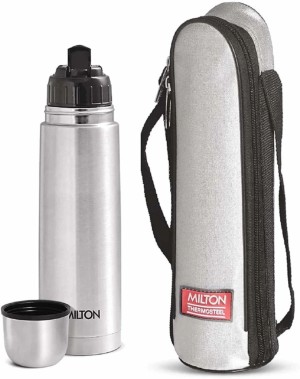 Milton Elfin 160, Double Wall Vacuum Insulated Flask, 160 ml | 5.4 oz | Hot  & Cold Water Bottle, 18/8 Stainless Steel, Compact Flask, Durable Body