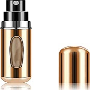 Owlyee 20ml Perfume Atomizer, Travel Cologne Spray Bottle, Mini Empty Sprayer Dispenser (Black, 1PCS)