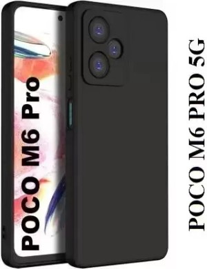 For Xiaomi Poco M6 Pro Case POCO M6 PRO Phone Case Poco M6 Pro 5G Cover  Luxury Square Plating Camera Protection Funda Carcasa