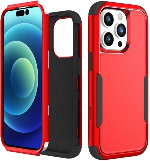  X-level Shockproof Compatible iPhone 13 Pro Max Case Protective  [Military Grade Drop Protection] Frosted Translucent Anti-Drop Hard PC Back  with Soft Silicone Edge Slim Thin Cover-Black : Everything Else