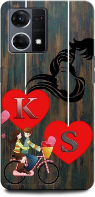 ThePrintlink Back Cover for Redmi 9A, S K, S LOVE K, S K NAME, S K  ALPHABET, HEART - ThePrintlink 