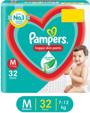 White Pack Of 20 Pcs Medium Size For 712 Kg Baby Pampers Dry Pants at Best  Price in Anantnag  Kids Care