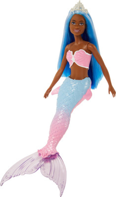 Barbie rainbow lights mermaid doll girls toys discount playroom dolls play dressup new