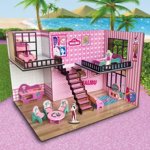 Barbie doll house on sale set flipkart