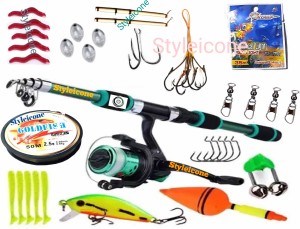 Styleicone 004 STF SET STF set 004 Red Fishing Rod Price in India - Buy  Styleicone 004 STF SET STF set 004 Red Fishing Rod online at