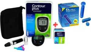 Contour plus one glucometer best price in IndiaHealKit