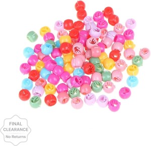 NAINA Stylish Small Round Size hair beads for Kids & Girls Women Hair pack  of 60 pcs in multicolour Hair Clip Price in India - Buy NAINA Stylish Small  Round Size hair