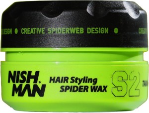  nishman Hair Styling Series (S2 Tarantula Spider Wax, 150ml) :  Beauty & Personal Care