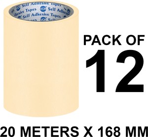 Masking Tape, 24mm x 40mtrs (6 Rolls/Pack)