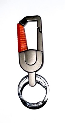TORPPEZA Heavy duty stainless Steel key chain Key double ring hook