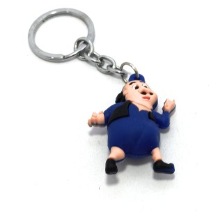 Cute 50MM Blade Cup Acrylic Keychain From Amime Motu Patlu Cartoon