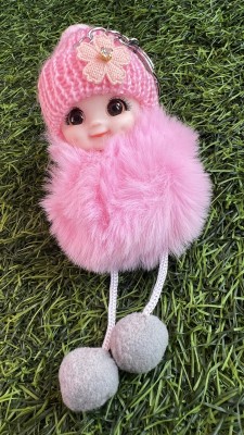 Tej Gifts Fluffy Faux Fur Cute Doll Pom Pom Key Ring  Keychain for Girls  Bag Red Key Chain Price in India - Buy Tej Gifts Fluffy Faux Fur Cute Doll  Pom