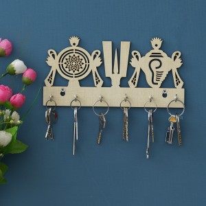 LAAYO Wooden Key Holder & Mobile Holder for Wall 7 Hook Stand Wooden for  Home Wall Wood Key Holder Price in India - Buy LAAYO Wooden Key Holder &  Mobile Holder for