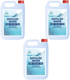 WATER CLINIC Ultra Pure Di-Ionised Distilled Water for  Battery/Inverter/Medical Equipment's/Chemicals and Cosmetic Formulations -  with Flip Cap/250ml