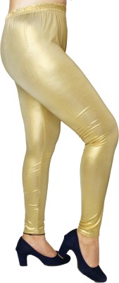 Buy PINKSHELL Shimmer Ankle Length Pajami, Golden Shimmer/Trendy
