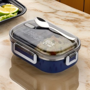 YouBee Stainless Steel Leak Proof I Freezer Safe I Air Tight Lunch  Box Tiffin Box 2 Containers Lunch Box 