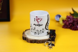 SMIZE MC STAN  BASTI KA HASTI  With Keychain Ceramic Coffee Mug