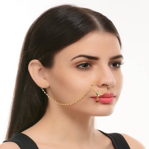 Gold hot sale nose nathni