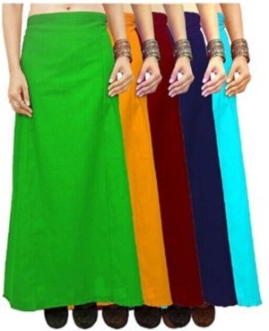Trendmalls steel green lycra spandex saree shapewear petticoat for  women,sari silhouette, skirts for women, saree shaper