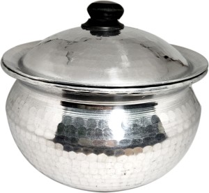 HAZEL Biryani Pot| Aluminium Biryani Handi Set, 10000 ML| Premium Aluminium  Hammered Finish Tope, Patila Handi | Multipurpose Aluminium Cooking