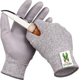 1pair/ Level 5 Cut Resistant Gloves, Anti-Cutting Protection For Kitchen,  Fish Cleaning, Wood Carving, Etc.